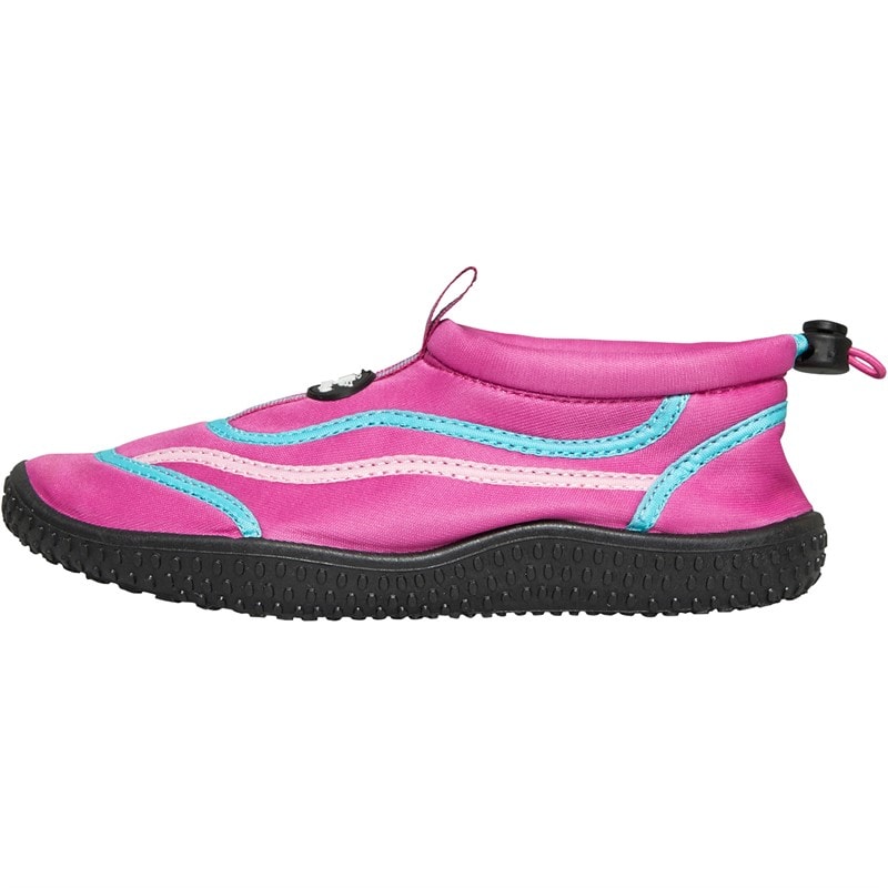 Board Angels Junior Girls Aqua Shoes Pink/Turquoise - Image 2