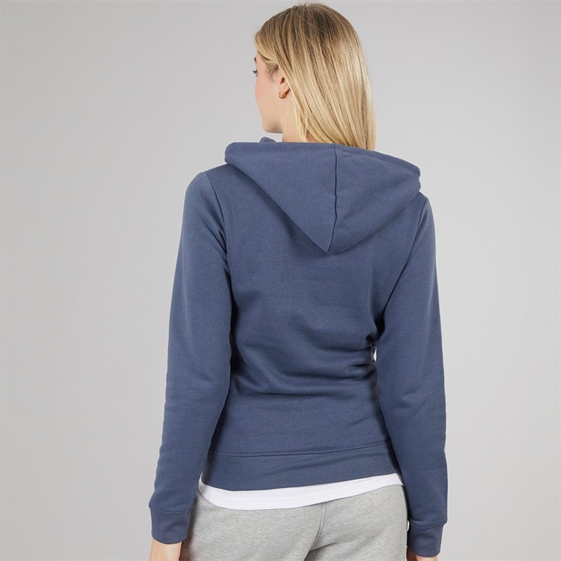 Board Angels Womens Zip-Through Hoodie Vintage Indigo - Image 2