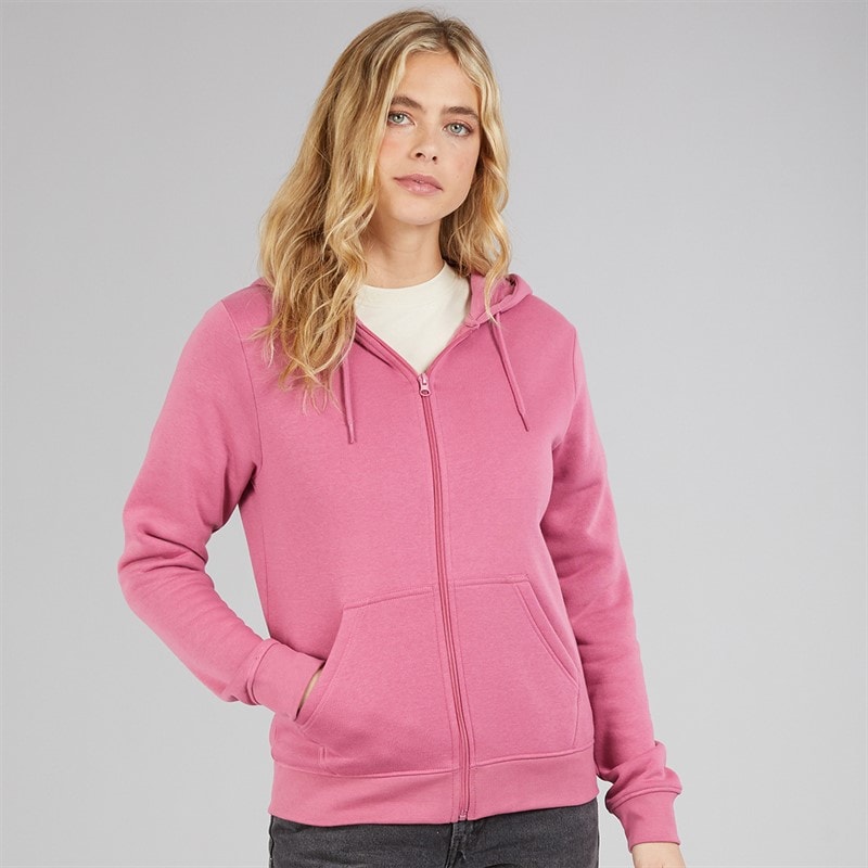 Board Angels Womens Zip-Through Hoodie Rose Wine - Image 3