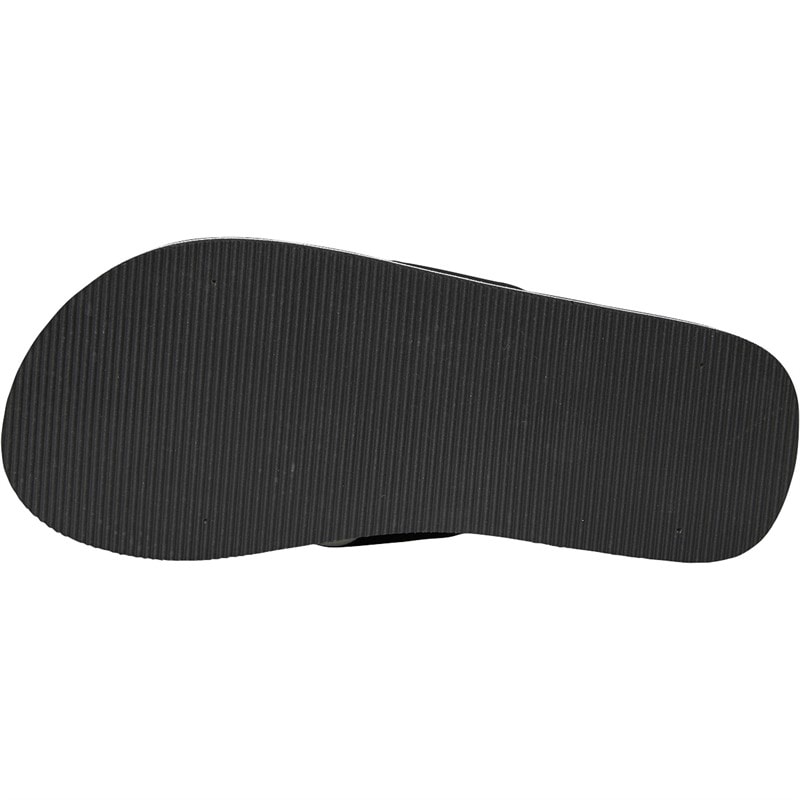Board Angels Womens EVA Toe Post Sandals Black/White - Image 3