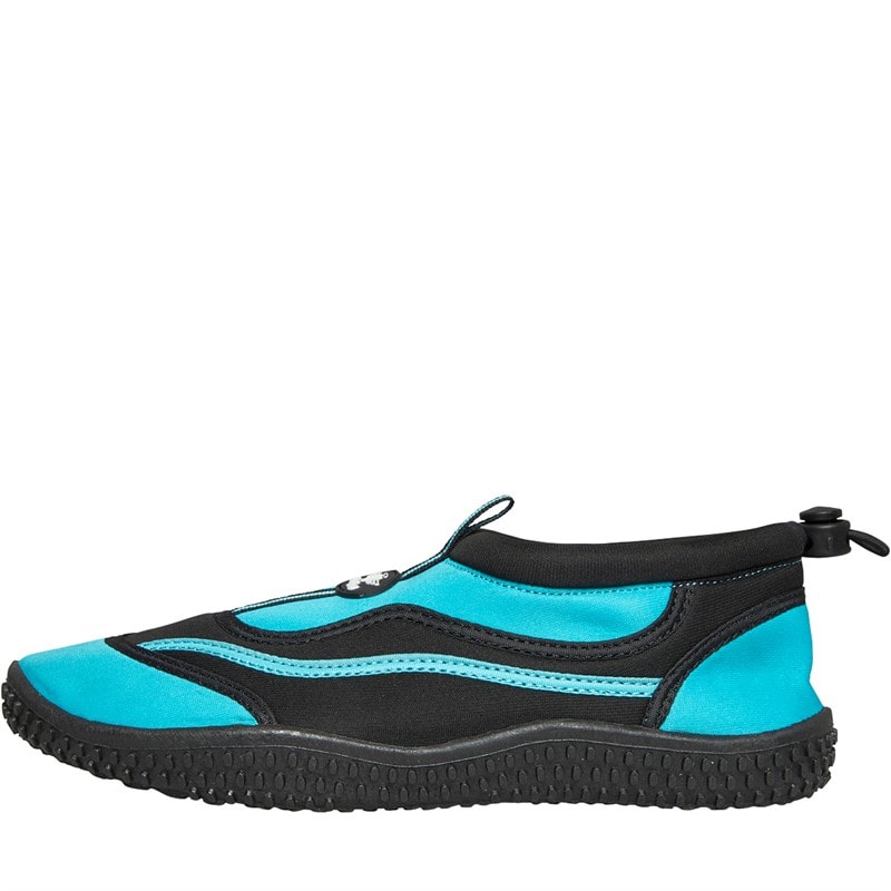 Board Angels Womens Aqua Shoes Black/Aqua - Image 2