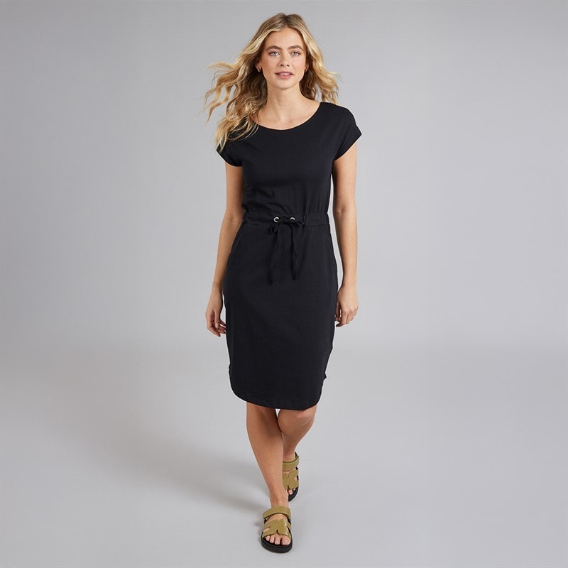 Board Angels Womens Tie Waist Dress Black - Image 3