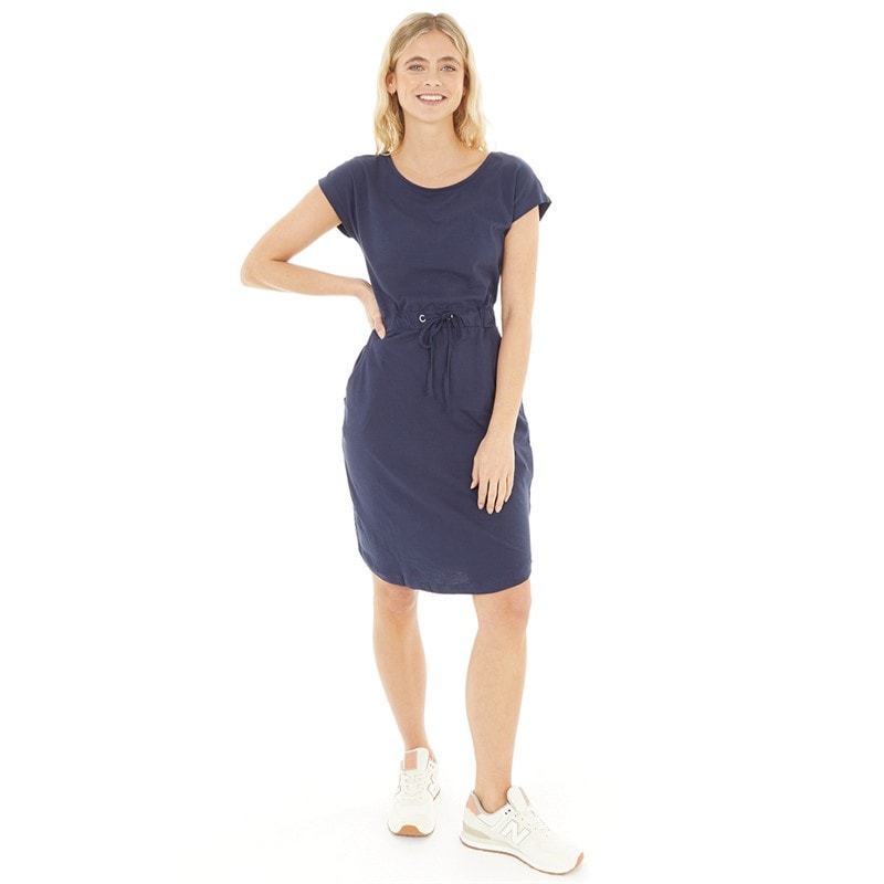 Board Angels Womens Tie Waist Dress Navy - Image 3