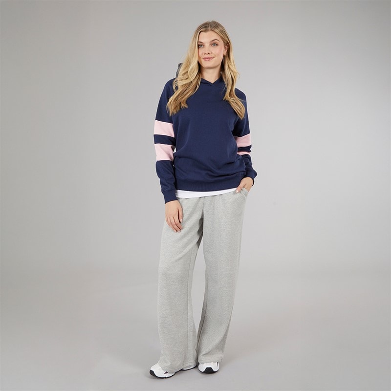Board Angels Womens Hoodie Navy/Pink - Image 3