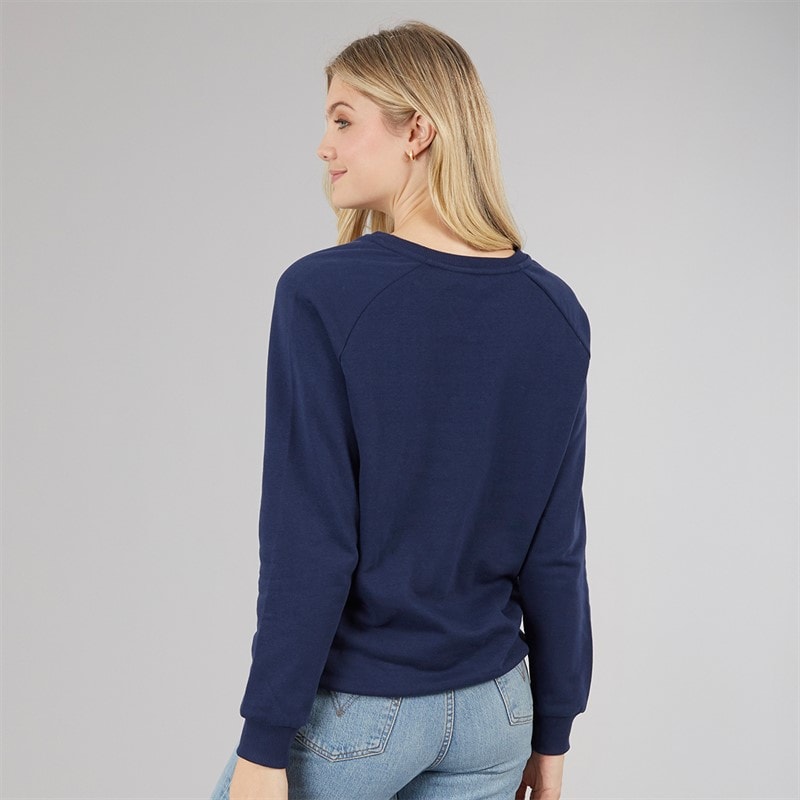 Board Angels Womens Crew Neck Sweatshirt Navy - Image 2
