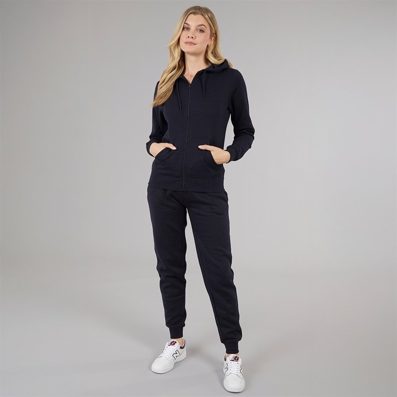 Board Angels Womens Zip-Through Hoodie Navy - Image 4