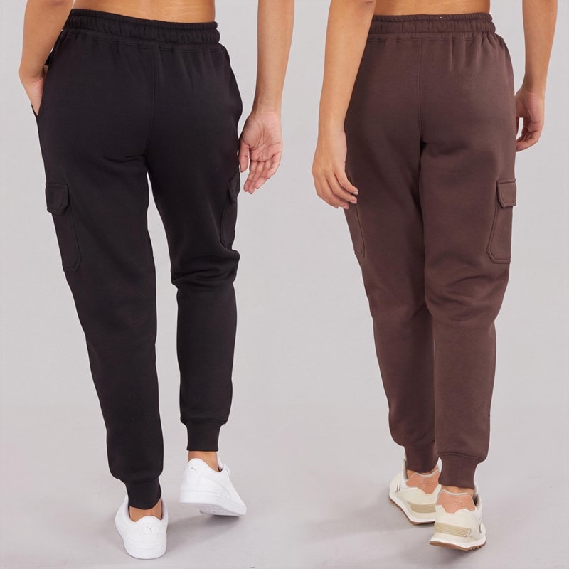 Board Angels Womens Two Pack Cargo Joggers Black/Chocolate - Image 2
