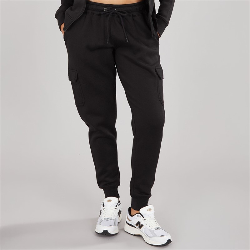 Board Angels Womens Cargo Joggers Black