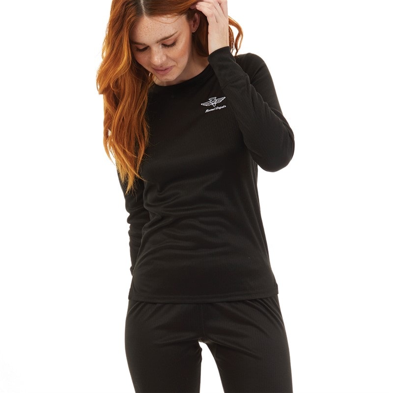 Board Angels Womens Baselayer Set Black - Image 3