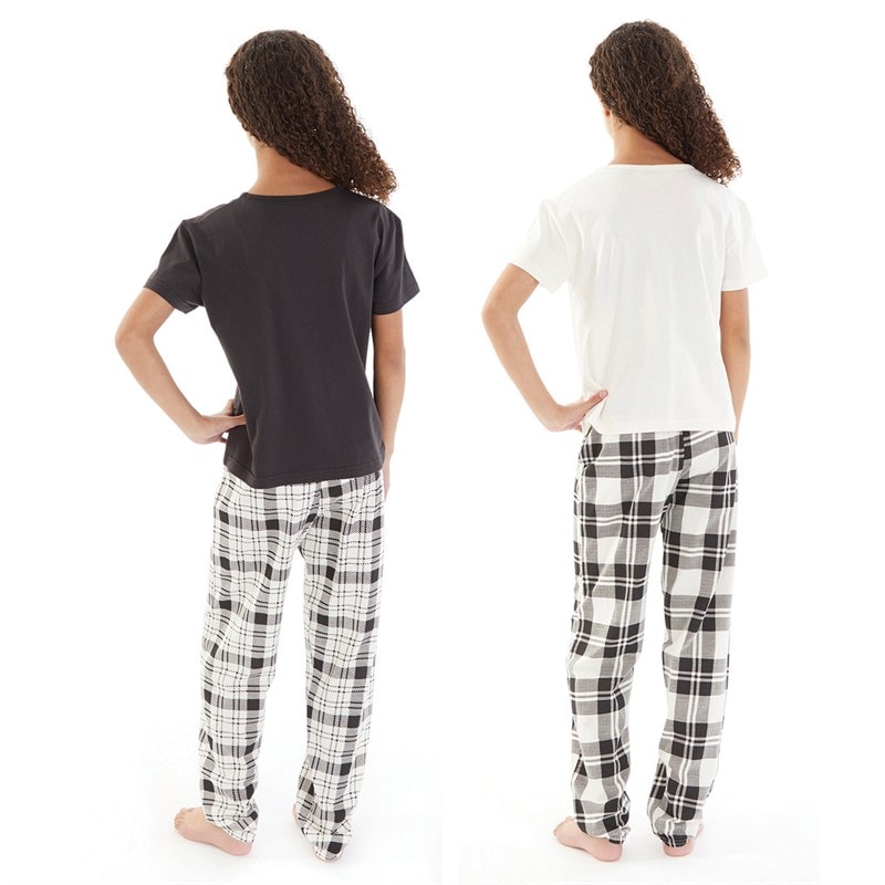 Board Angels Girls Two Pack Pyjama Set Multi - Image 2