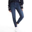 Board Angels Womens Skinny Jean Dark Wash
