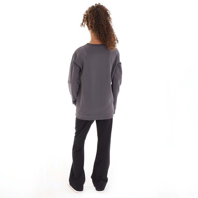 Board Angels Girls Sweatshirt And Flared Leggings Set Charcoal/Black - Image 2