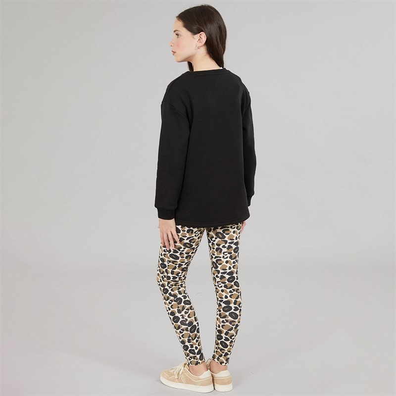 Board Angels Girls Sweatshirt And Leggings Set Black - Image 2