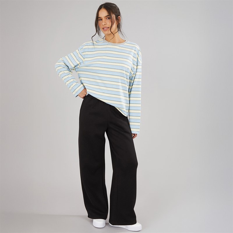 Board Angels Womens Open Hem Joggers Black - Image 3