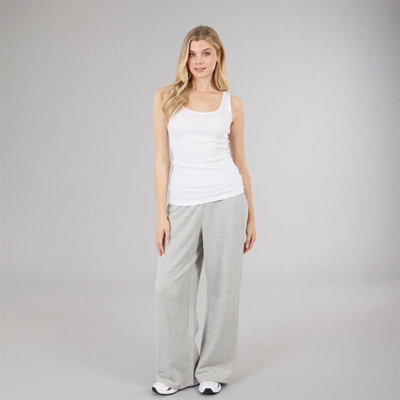 Board Angels Womens Open Hem Joggers Grey Marl - Image 3
