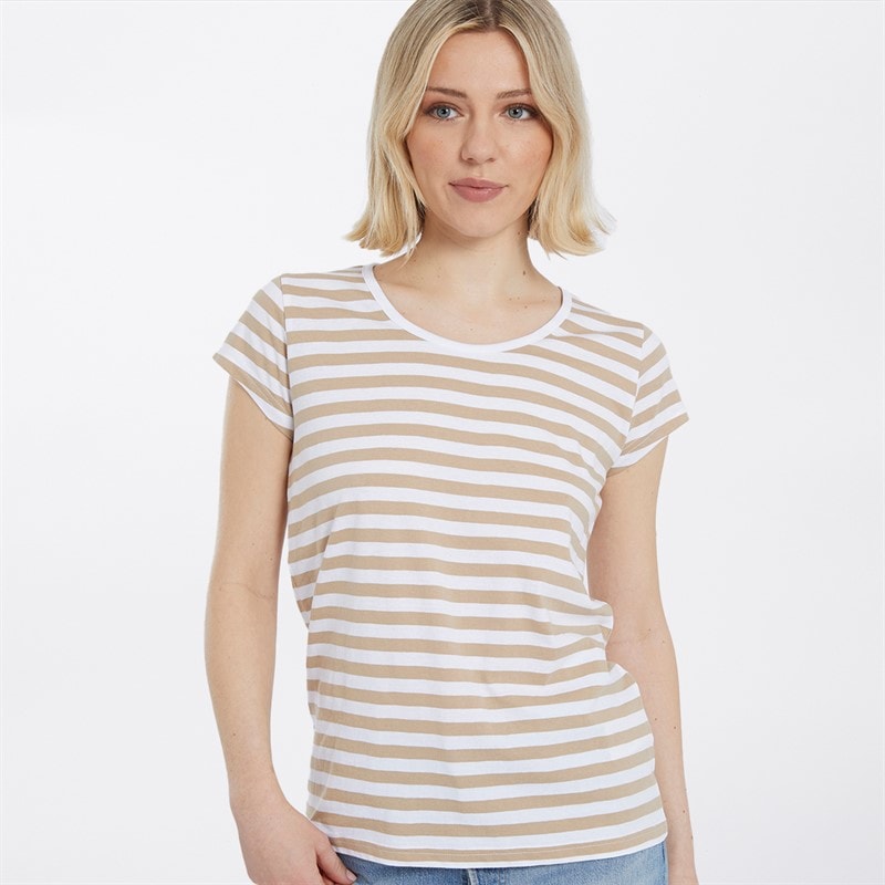 Board Angels Womens Stripe Three Pack T-Shirts Multi - Image 2