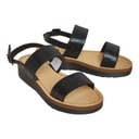 Board Angels Girls Metallic Sandals Black