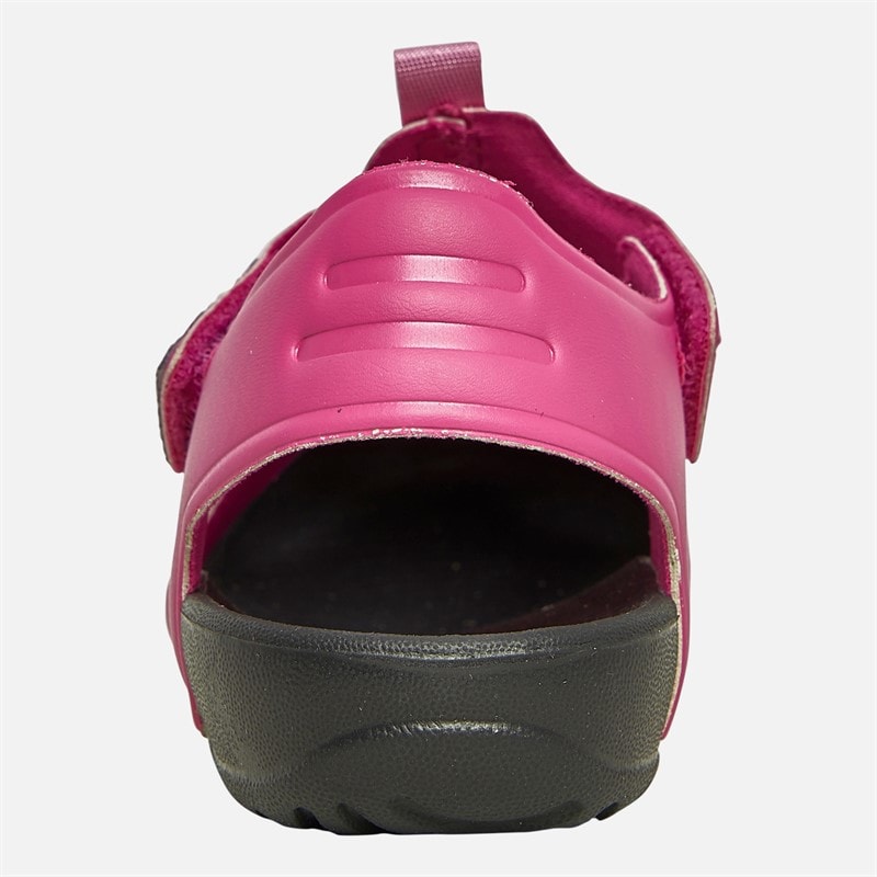Board Angels Girls Zomma Velcro Aqua Sandals Pink - Image 4