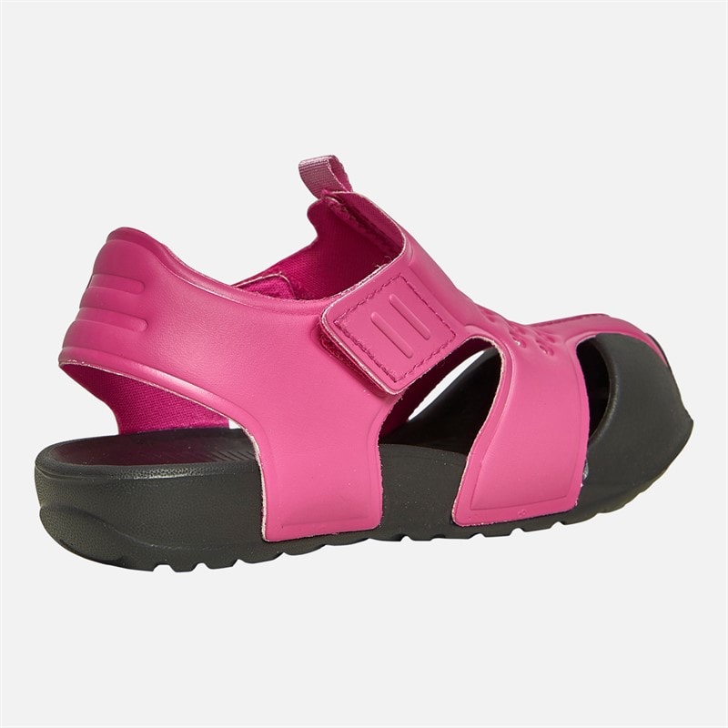 Board Angels Girls Zomma Velcro Aqua Sandals Pink - Image 5