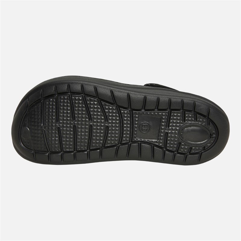 Board Angels Womens Beach Comber Aqua Sandals Black - Image 3