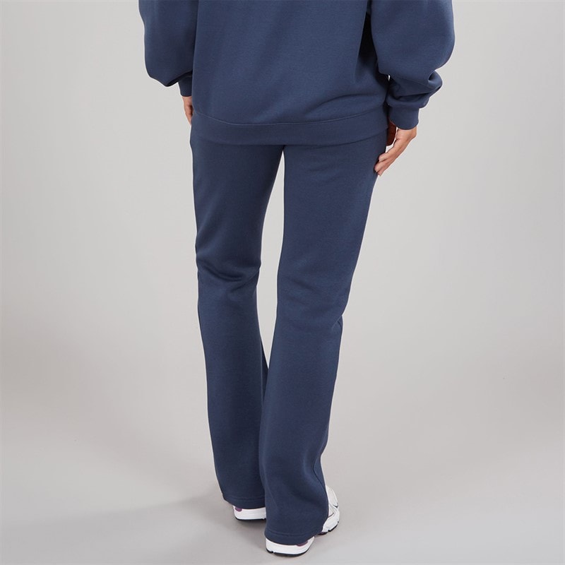 Board Angels Womens Kick Flared Joggers Washed Midnight Blue - Image 2