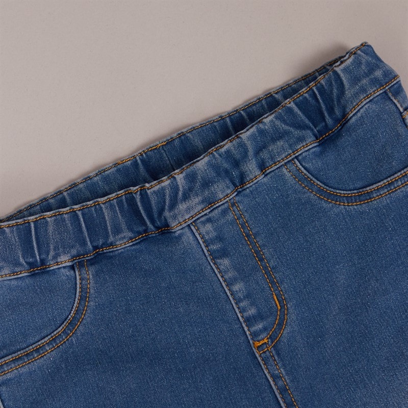 Board Angels Girls Two Pack Denim Jeggings Black/Mid Blue - Image 5