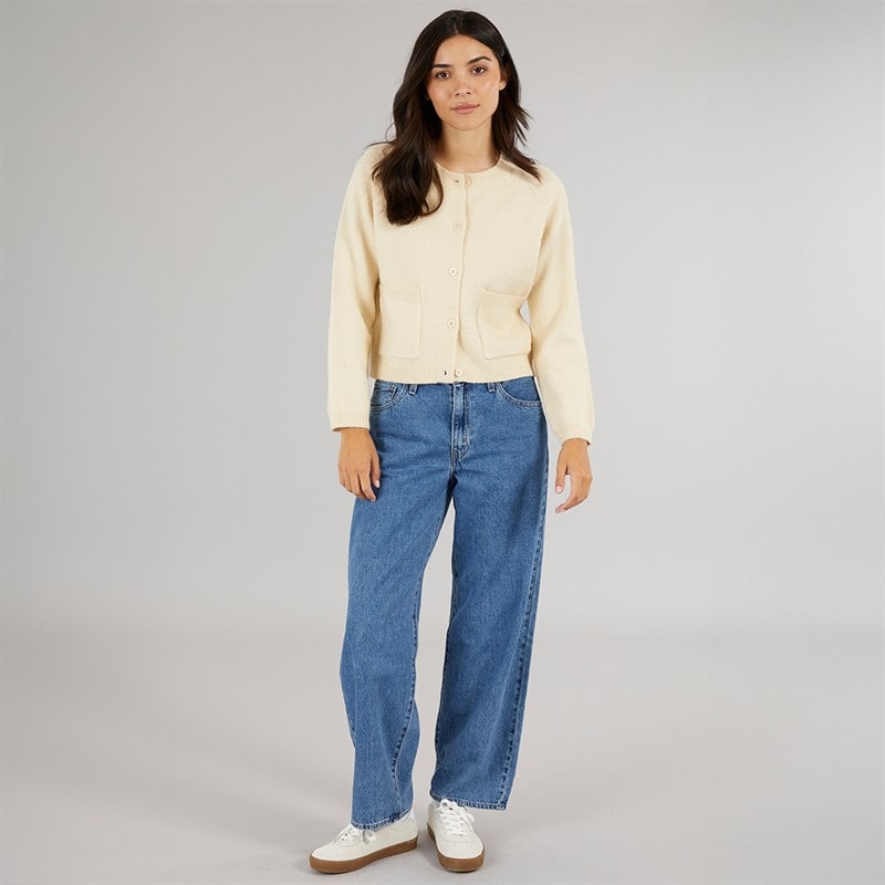 Board Angels Womens Supersoft Cardigan Stone - Image 3