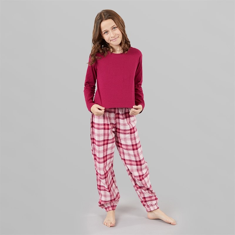 Board Angels Girls Woven Pants And Jersey T-Shirt Set Multi Multi - Image 3