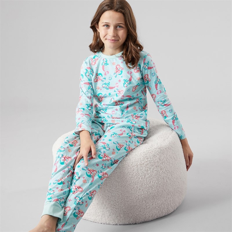 Board Angels Girls Mermaid Pyjama Set Multi Multi - Image 1