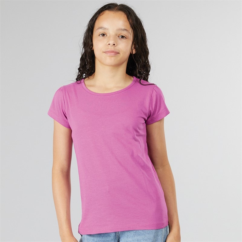 Board Angels Girls Five Pack Plain T-Shirts Multi - Image 2