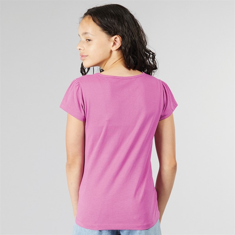 Board Angels Girls Five Pack Plain T-Shirts Multi - Image 3