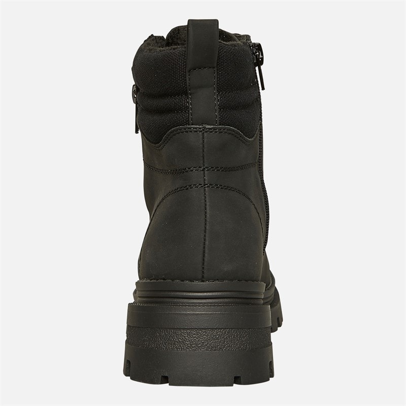 Board Angels Womens Mitton Boots Black - Image 3