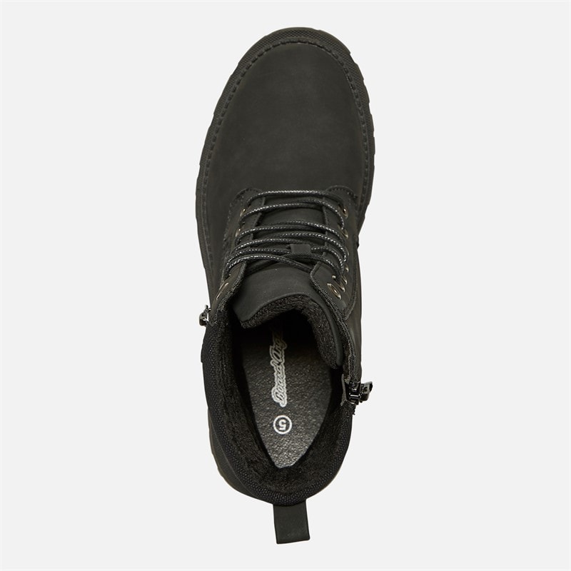 Board Angels Womens Mitton Boots Black - Image 4
