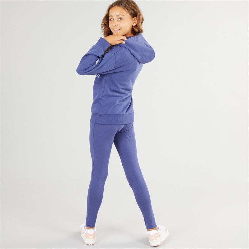 Board Angels Girls Collegiate Hoodie And Leggings Set Skipper Blue - Image 2