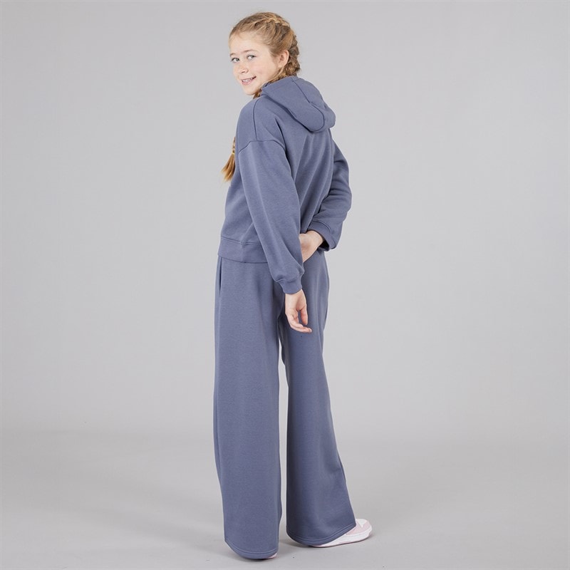 Board Angels Girls Hoodie And Wide Leg Joggers Set Dusty Blue - Image 2