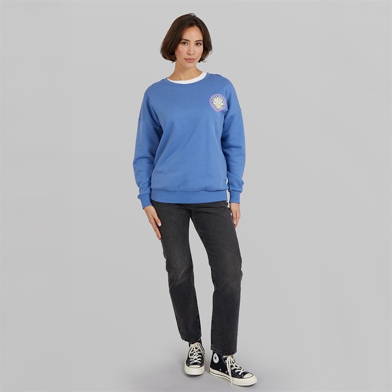 Board Angels Womens Sweatshirt Bright Blue - Image 4