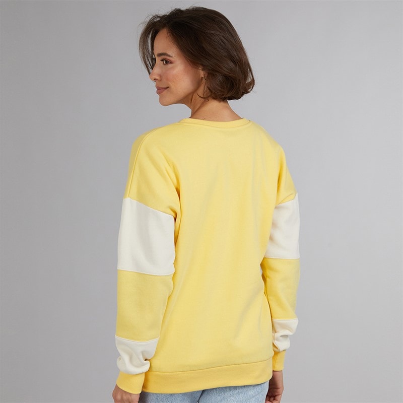 Board Angels Womens Sweatshirt Lemon/Ecru - Image 2