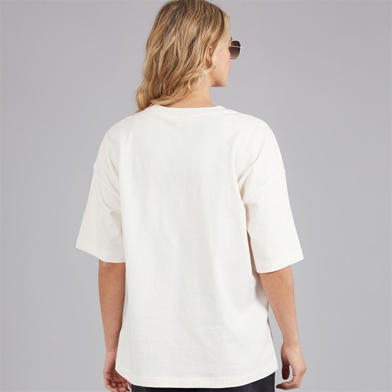 Board Angels Womens Oversized T-Shirt Ecru - Image 2
