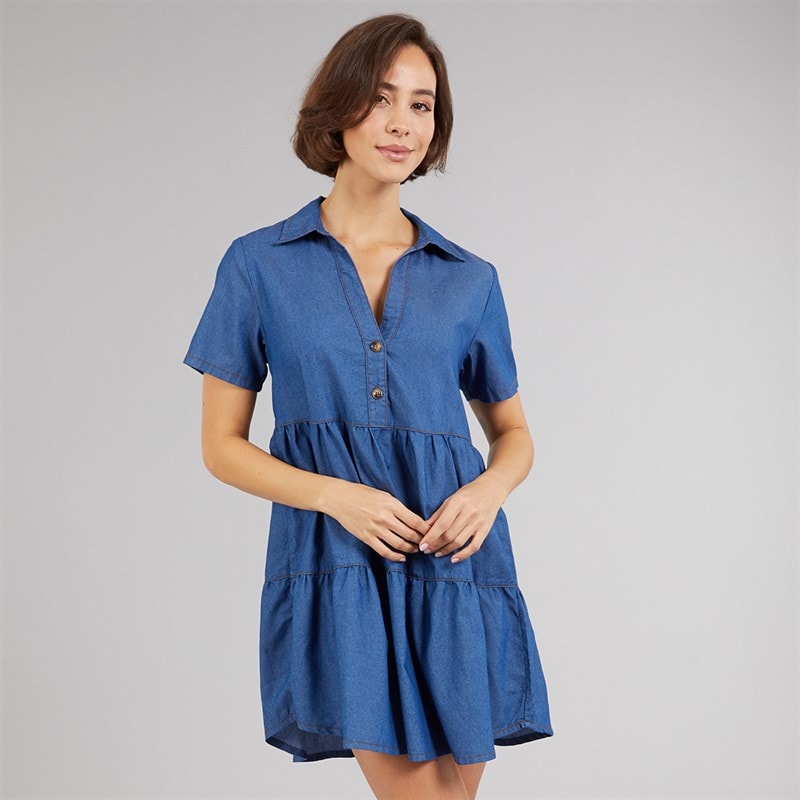 Board Angels Womens Dress Chambray - Image 3