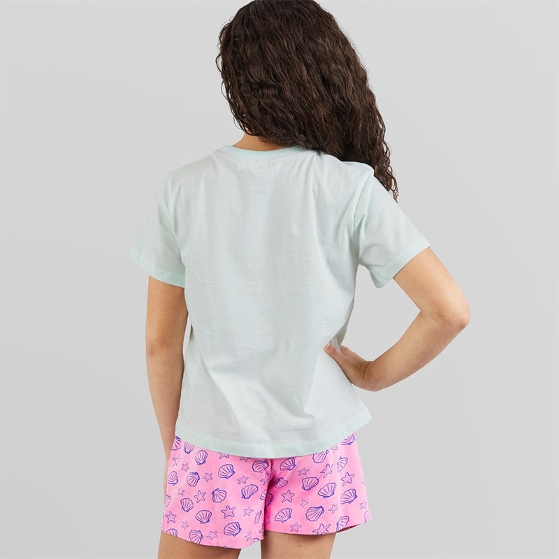 Board Angels Girls T-Shirt And Shorts Pyjama Set Multi - Image 2
