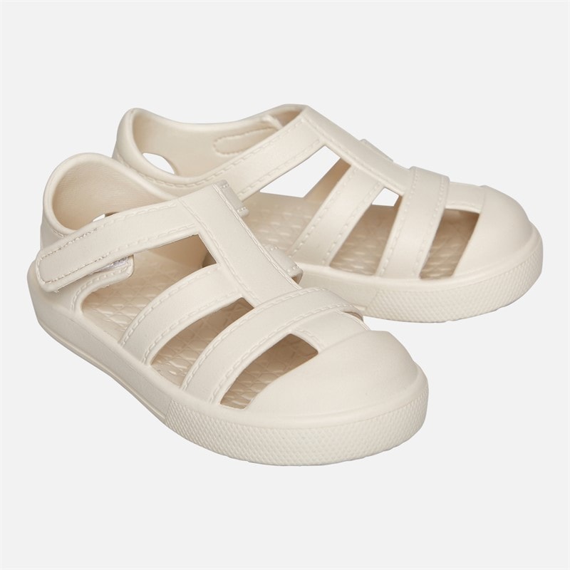 Board Angels Girls Ankle Strap Sandals Beige