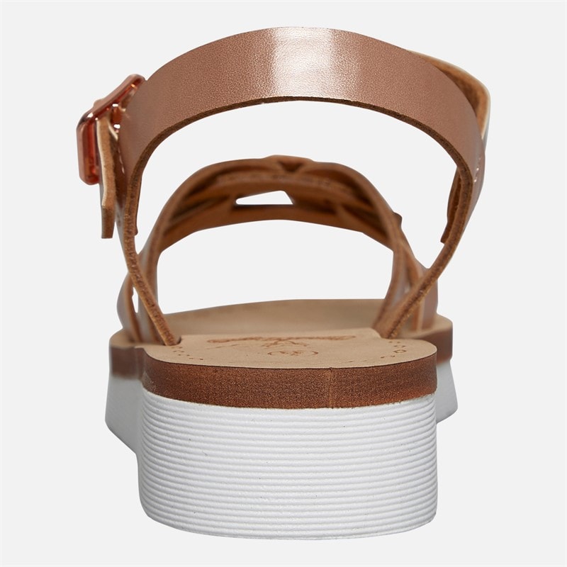 Board Angels Girls Ankle Strap Sandals Rose Gold - Image 4