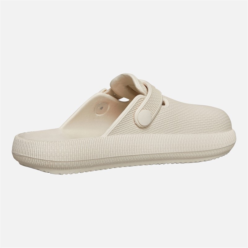 Board Angels Junior Girls Clog Sandals Natural - Image 4