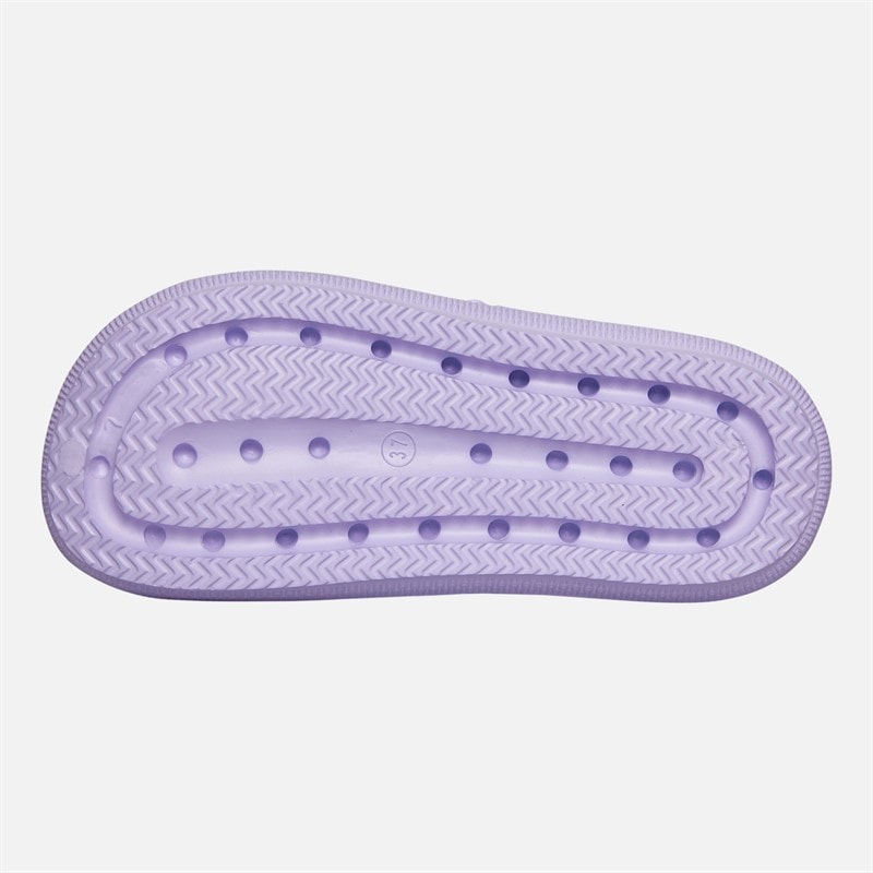 Board Angels Girls Junior Clog Sandals Lilac - Image 2