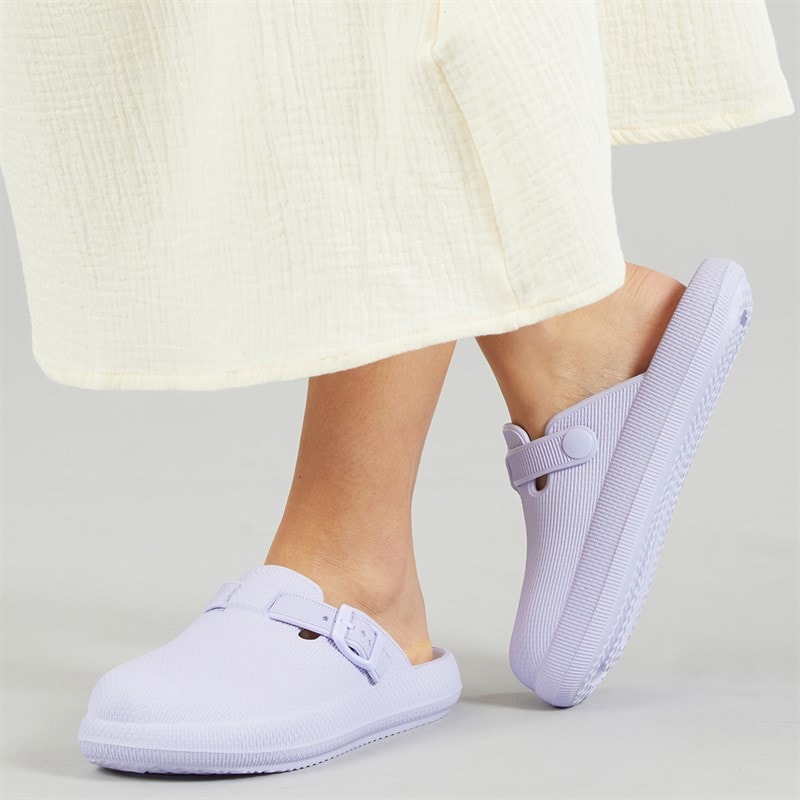 Board Angels Girls Junior Clog Sandals Lilac - Image 5