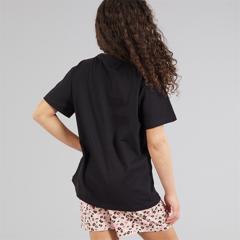Board Angels Girls T-Shirt And Shorts PJ Set Multi - Image 2