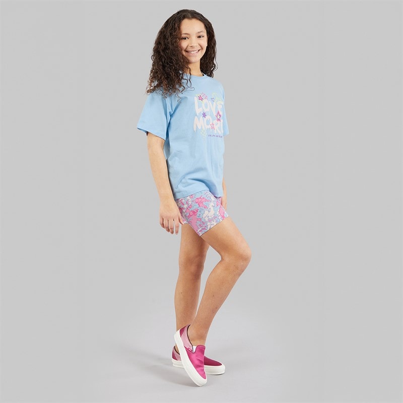 Board Angels Girls T-Shirt And Shorts Set Blue Mix - Image 4