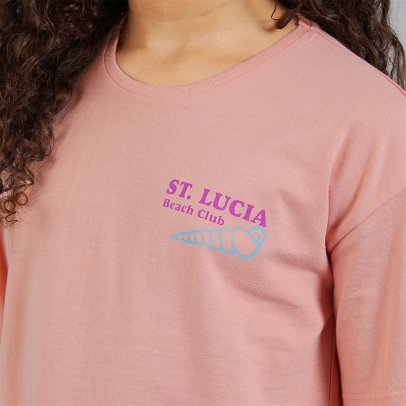 Board Angels Girls T-Shirt And Shorts Set Multi - Image 3