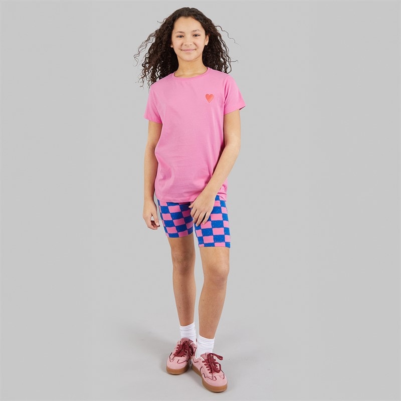 Board Angels Girls T-Shirt And Shorts Set Pink/Blue - Image 4