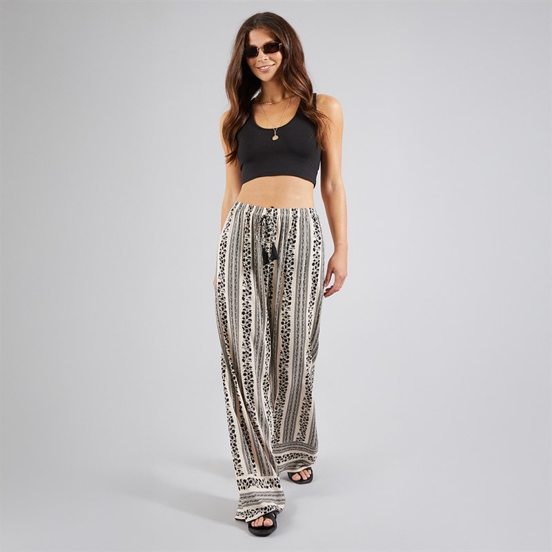 Board Angels Womens Wide Leg Trousers Multi - Image 4